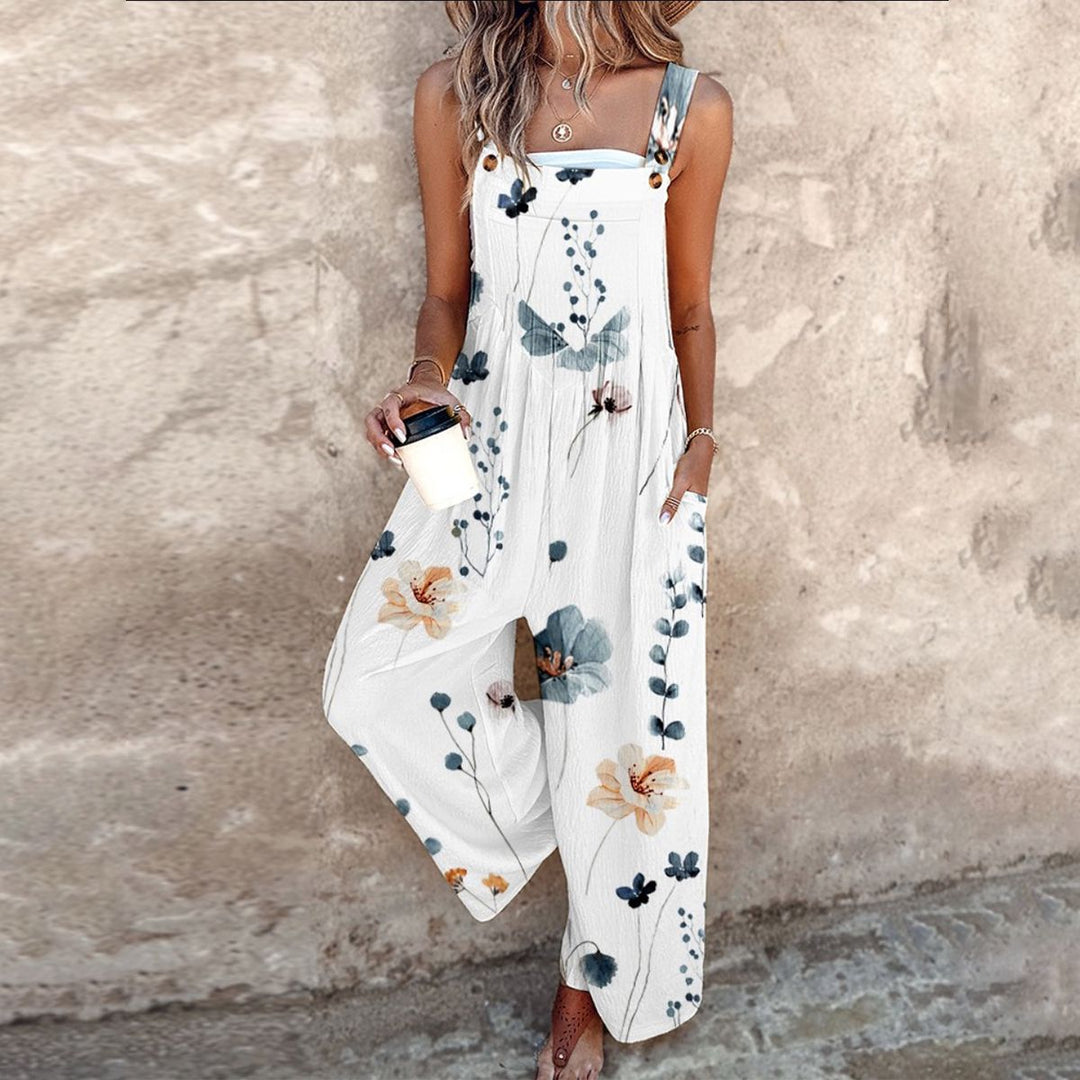 Isabella | Relaxed Dungaree Jumpsuit