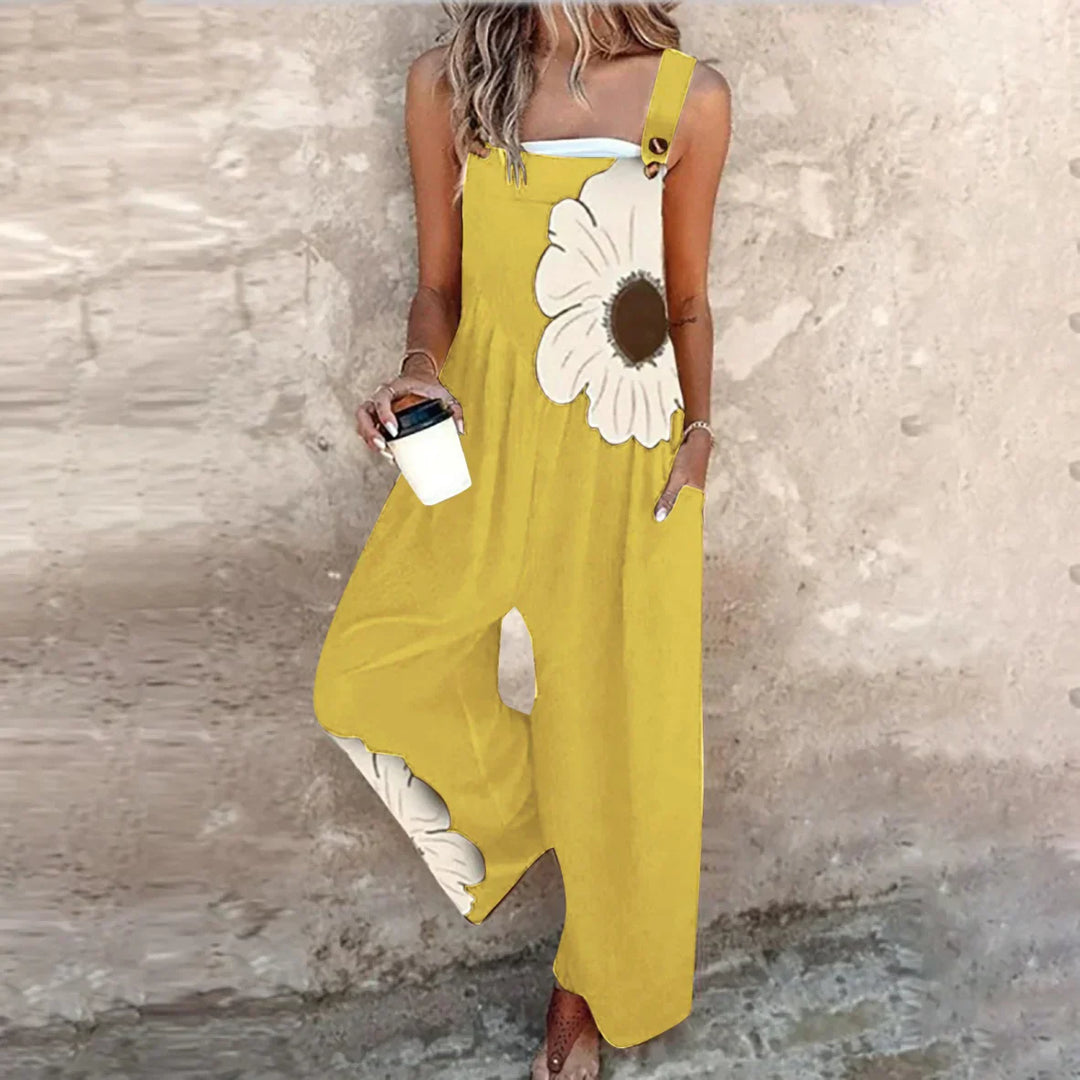 Isabella | Relaxed Dungaree Jumpsuit