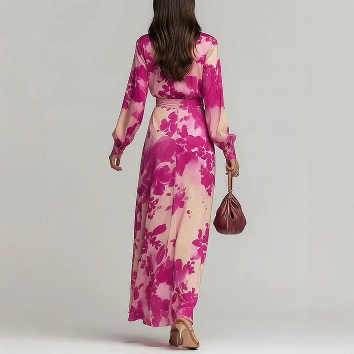 Roselle – Floral Wrap Maxi Dress