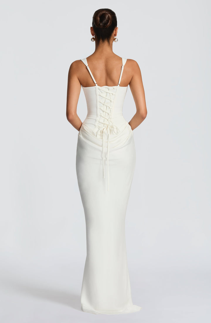 Leonor | Square-Neck Maxi Dress