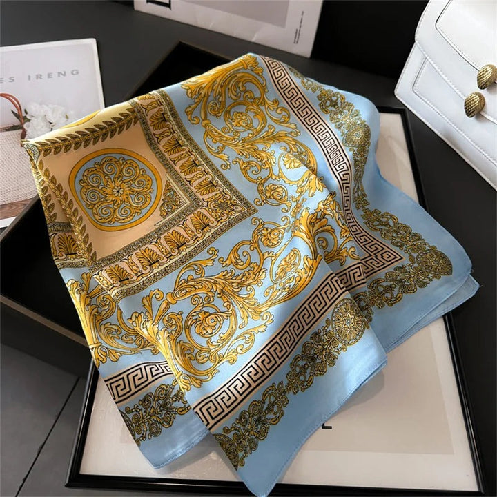 Carolinne | Floral Silk-Blend Shawl